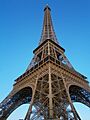 Eiffel tower underview