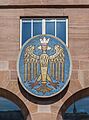Escudo en el edificio del registro civil, Núremberg, Alemania, 2013-03-16, DD 01