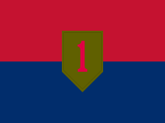 Flag of the United States Army 1st Infantry Division