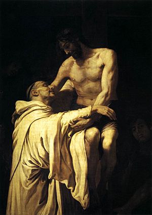 Archivo:Francisco Ribalta - Christ Embracing St Bernard - WGA19350