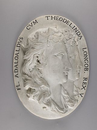 Giovanni Bonazza - Medallion with Portraits of Flavius Adaloald, King of Italy, and his Mother Queen Theolinda - Walters 27487.jpg