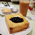 HK style French toast with blueberry jam 2015