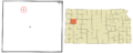Logan County Kansas Incorporated and Unincorporated areas Winona Highlighted