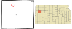 Logan County Kansas Incorporated and Unincorporated areas Winona Highlighted.svg
