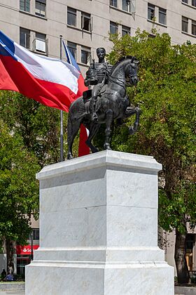 Archivo:Monumento a José Miguel Carrera, Santiago 20230310