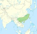 Naja atra distribution