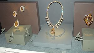 Archivo:National Museum of Natural History Gold Colored Diamonds