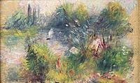 Archivo:Pierre-Auguste Renoir's 'Paysage Bords de Seine', The Potomack Company auction gallery in Alexandria, VA