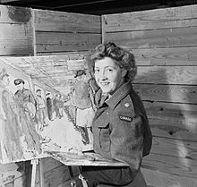 Second Lieutenant Molly Lamb of the Canadian Women's Army Corps (C.W.A.C.),.jpg