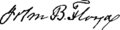 Signature of John Buchanan Floyd (1806–1863)