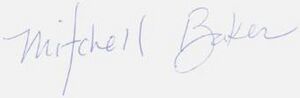 Archivo:Signature of Mitchell Baker