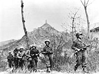 Archivo:Soldados da FEB no segundo asalto da batalha de Monte Castelo