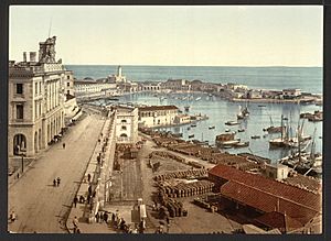 Archivo:The harbor and admiralty, Algiers, Algeria-LCCN2001696369