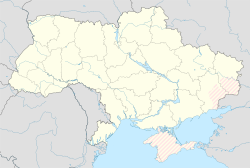 Chernóbil ubicada en Ucrania