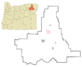 Union County Oregon Incorporated and Unincorporated areas Imbler Highlighted