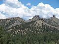 View of Chimney Rock Colorado