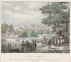 Archivo:Vue de Pampelune - Adam