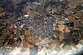 Aerial view of Mandas, Sardinia 2012