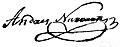 Andrés Narvarte signature