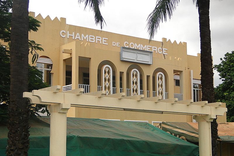 Art-Deco Colonial-Era Chamber of Commerce Building - Bobo-Dioulasso - Burkina Faso