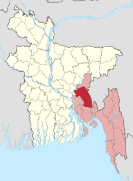 BD Cumilla District locator map.svg