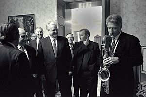 Archivo:Bill Clinton and Boris Yeltsin 1994
