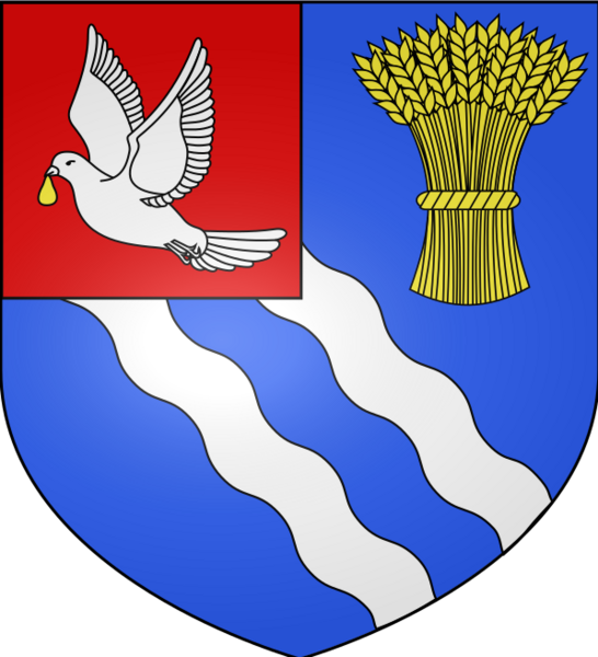 Blason ville FR Hautevesnes (Aisne)