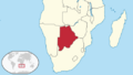 Botswana in its region