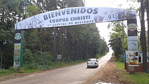 Archivo:Cartel Corpus (Misiones, Argentina)