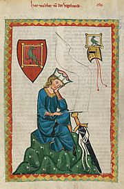 Archivo:Codex Manesse Walther von der Vogelweide