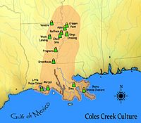 Archivo:Coles Creek culture map HRoe 2010