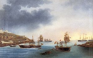 Archivo:Combate naval de Cartagena (11 de octubre de 1873)