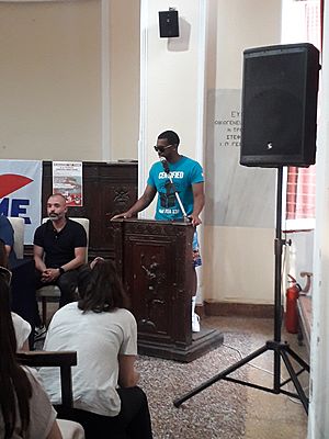 Archivo:Derrick Palmer PAME Event