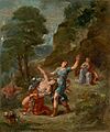 Eugène Delacroix - Four Seasons, Spring - Eurydice bitten by a serpent while picking flowers (MASP)