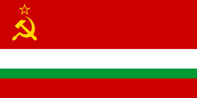 Flag of the Tajik Soviet Socialist Republic (1953–1991); Flag of Tajikistan (1991–1992)
