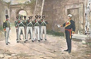 Archivo:Fusilamiento del general Luis Lacy y Gautier (5-7-1817)