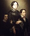 La esposa y los hijos del pintor