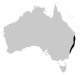 Litoria Tyleri range