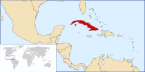 Ubicación de Cuba, único lugar del mundo donde habita la diminuta Eleutherodactylus limbatus