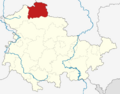 Location map NDH in Thuringia