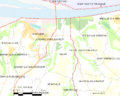 Map commune FR insee code 14001