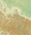 Mapa físico de localización Cusco