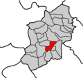 Mapa parroquia de Cruzul