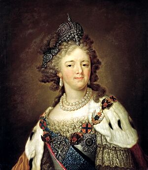 Archivo:Maria Fedorovna by Borovikovsky (18 c, Astrakhan museum)