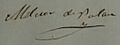 Melcior de Palau 1878 signatura