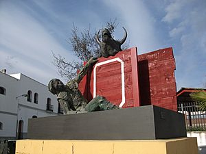Archivo:Monumento a Paquirri en la Plaza de Toros de Pozoblanco