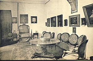 Archivo:Museo del Romanticismo - Salón de familia - Sala de familia del Museo Romántico