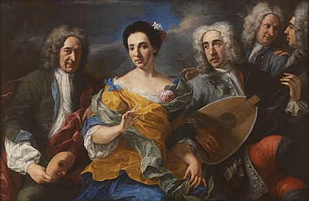 Pier-Leone Ghezzi - A Musical Group - 44.161 - Rhode Island School of Design Museum