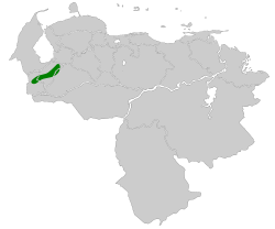 Distribución geográfica del hemispingo dorsigrís.