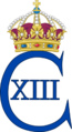 Royal Monogram of King Charles XIII of Sweden